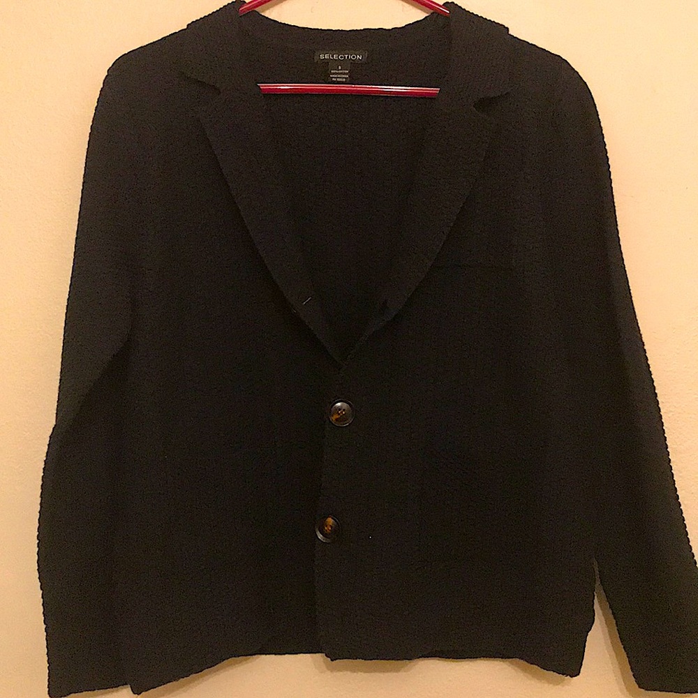 Waffle Knit Blazer
